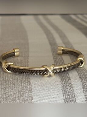 Two-Tone Double Strand Cuff
